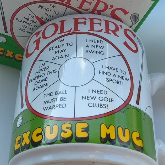 Other - Golfer's Excuse Mug